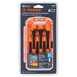 Juego de Desarmadores de Precisión 6 Piezas Truper 14202