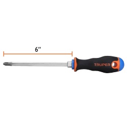 Desarmador Phillips PH 3 x 6" Truper 18548