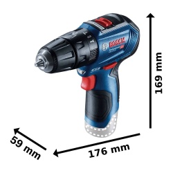 Taladro Per 3/8" 12V Brushless Baretool Bosch GSB 12V-30