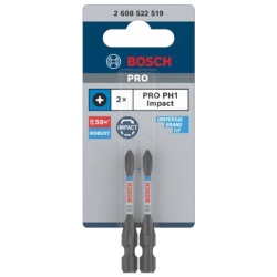 Punta Impact Pro Phillips 55mm PH1 2Pz Bosch 2608.522.519-000