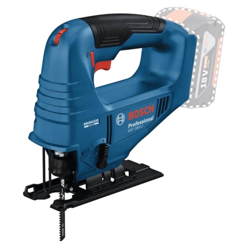 Sierra Caladora 20mm 18V Brushless Baretool Bosch GST 183-LI SB