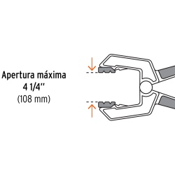 Prensa Resorte 4 1/4" Truper 17702