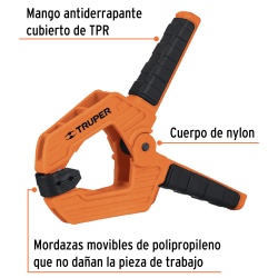 Prensa Resorte 2 1/4" Truper 17700