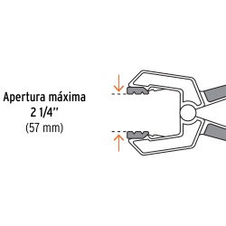 Prensa Resorte 2 1/4" Truper 17700