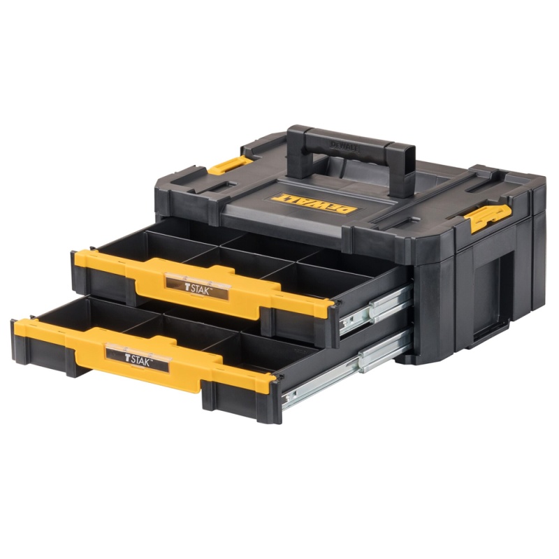 Organizador de Herramientas de dos Gavetas Tstak Dewalt DWST17804