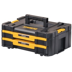 Organizador de Herramientas de dos Gavetas Tstak Dewalt DWST17804