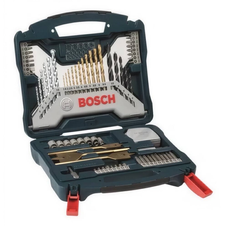 Set de Brocas y Puntas X-Line 70 piezas + Canguro Bosch 2610.MK0.085-000