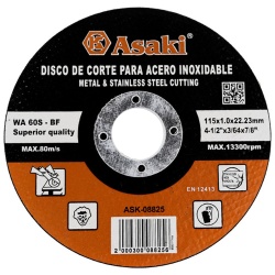 Disco de Corte 4 1/2" x 1mm...