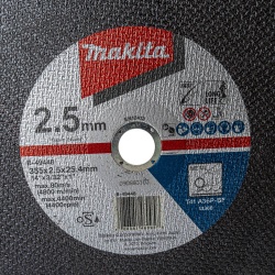 Discos de Corte 14" x 2.5mm x 1" para Metal 5 Und. Makita B-49448-5