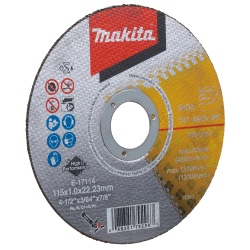 Disco de Corte 4 1/2" x 1mm x 7/8" para Acero Inoxidable Makita E-17114