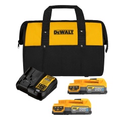 Taladro Perc 1/2" + Esmeril 4 1/2" + 1 Bat 5.0Ah + Set de Bat Powerstack Dewalt DCK248P1-K5