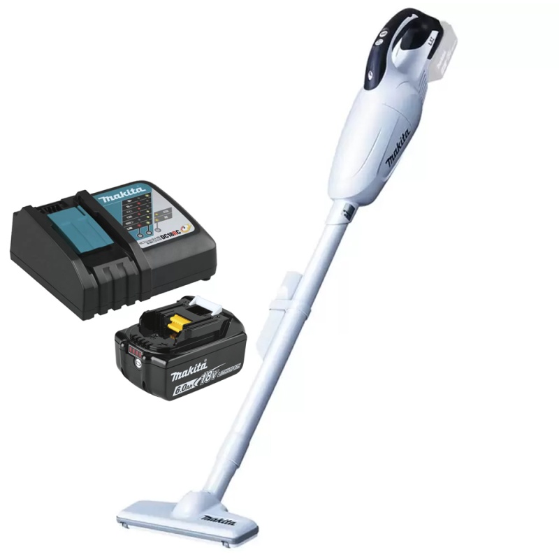 Aspiradora Inalámbrica 18V LXT 650ml 1 Bat 6.0 Ah y Carg Makita DCL181FZW-6.0E