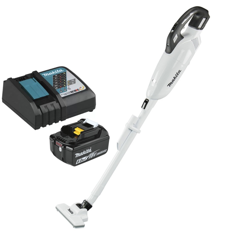 Aspiradora 18V LXT BL 730ml 1 Bat 6.0 Ah y Cag Makita DCL283FZW-6.0