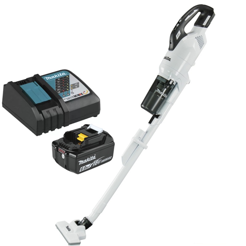 Aspiradora 18V LXT BL 250ml 1 Bat 6.0 Ah y Carga Makita DCL286FZW-6.0