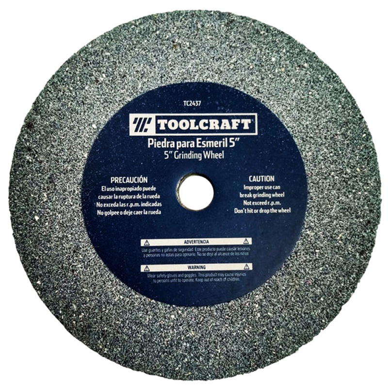 Piedra Abrasiva 5" x 12.7mm x 1/2" Grano 36 Toolcraft TC2437