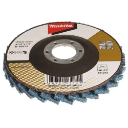 Disco de Fibra 4 1/2" x 7/8" Fino para Metal y Acero Inoxidable Makita B-40939