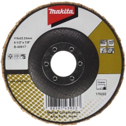 Disco de Fibra 4 1/2" x 7/8" Grueso para Metal y Acero Inoxidable Makita B-40917