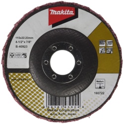 Disco de Fibra 4 1/2" x 7/8" Medio para Metal y Acero Inoxidable Makita B-40923