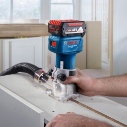 Fresadora 18V 1/4'' 6, 8 mm Brushless Baretool Bosch GLF 18V-8