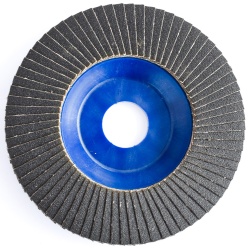 Disco Flap 4 1/2" x 7/8" Grano 180 para Mampostería Makita D-28195