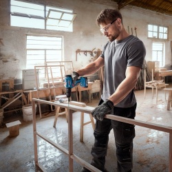 Taladro Percutor 1/2" 18V GSB 183-LI + Set de Accesorios Bosch