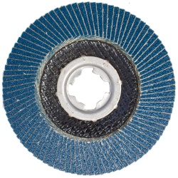 Disco Flap 4 1/2" X-Lock Grano 80 para Metal y Acero Inoxidable Bosch 2608.619.199-000