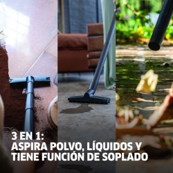 Aspiradora de polvo y agua 1000W Karcher WDL1S 12L Inoxidable