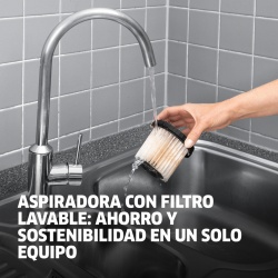 Aspiradora de polvo y agua 1000W Karcher WDL1S 12L Inoxidable