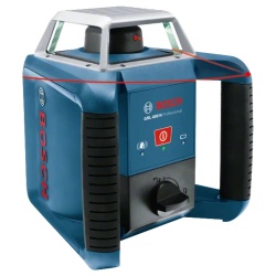 Nivel Laser Giratorio Luz Roja a Pilas 400 Metros con receptor Bosch GRL 400 H