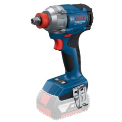 Atornillador / Llave de Impacto 1/4" Hex y 1/2" Cuadrante 18V + 2Bat y Carg Bosch GDX 18V-285