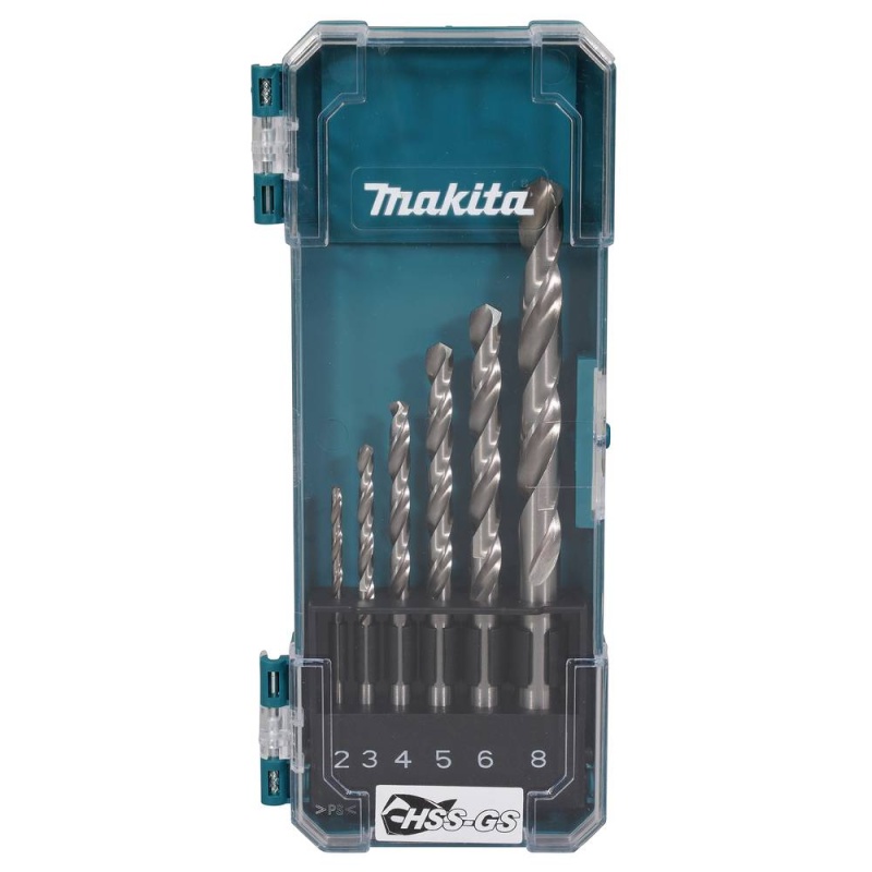 Set de Brocas para Metal HSS-GS 6 Und MAKITA D-78346