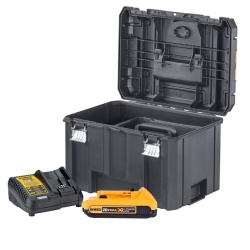 Rotomartillo Sds Plus DCH133B + Atorn de Impacto 1/4"DCF7871B 20V + 1 Bat y Carg Dewalt DCK260D1P1T-K7