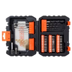 Set de Accesorios para Taladrar y Atornillar 50 Piezas Black+Decker A7232-XJ