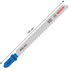 Hoja de Calar para Aluminio / Met. No Ferrosos Corte Recto 2 Und Bosch T127D 2608.668.706-000