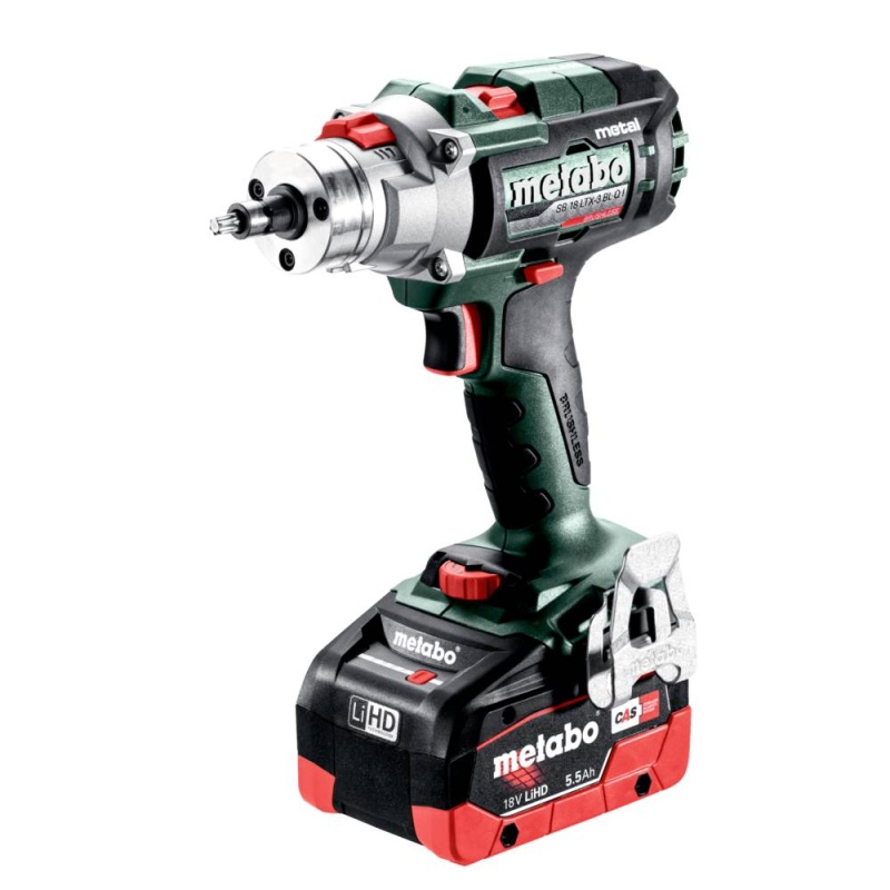 Taladro Percutor 1/2" 18V Brushless 4000Rpm + 2Bat 5,5Ah + Carg Metabo SB 18 LTX-3 BL Q I Metal 603182660