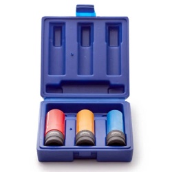 Juego de Dados de Impacto Hexagonal Largos 1/2" 3 Piezas Bremen 5605