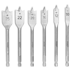 Set de Brocas Paleta 1/4" Hex 6 Piezas para Madera Bremen 7616