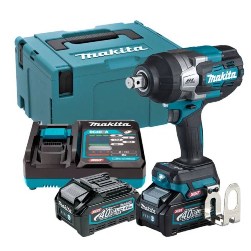 Llave de Impacto 3/4" 40V XGT BL Inc 2 Bat y Carg Makita TW001GM201