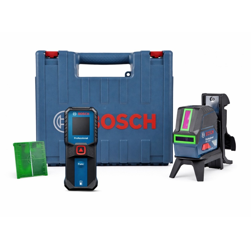 Nivel Láser Combinado Verde 15Mts GCL 2-15 G + Medidor Láser Luz Roja 30Mts GLM 30-23 0601.066.J00-002