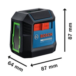 Nivel Láser Lineas Verdes 20 Metros GLL2XG LI + Tripode BT120 Bosch 0601.065.3G1-000