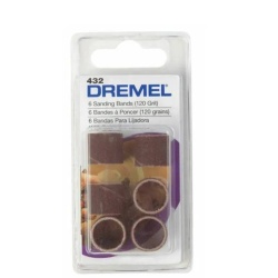 Banda de Lijas 1/2" Grano 120 6 Und 432 Dremel 2615.043.2AB-000