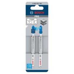 Hoja de Calar para Metal Corte Recto 2 Und T123XF Bosch 2608.655.100-000