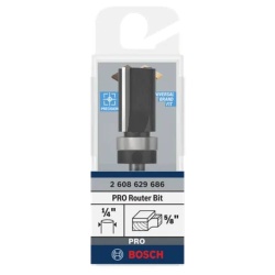 Fresa Recta con Rodaje 1/4" x 5/8" Bosch 2608.629.686-000