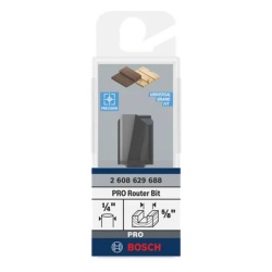 Fresa Recta Doble 1/4" x 1/2" Bosch 2608.629.688-000