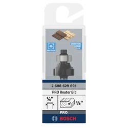 Fresa Media Caña con Rodaje 1/4" x 3/4" Bosch 2608.629.691-000