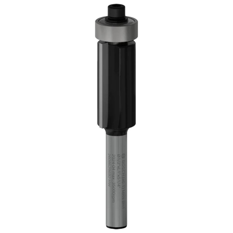 Fresa Recta con Rodaje 1/4" x 1/2" Bosch 2608.629.692-000