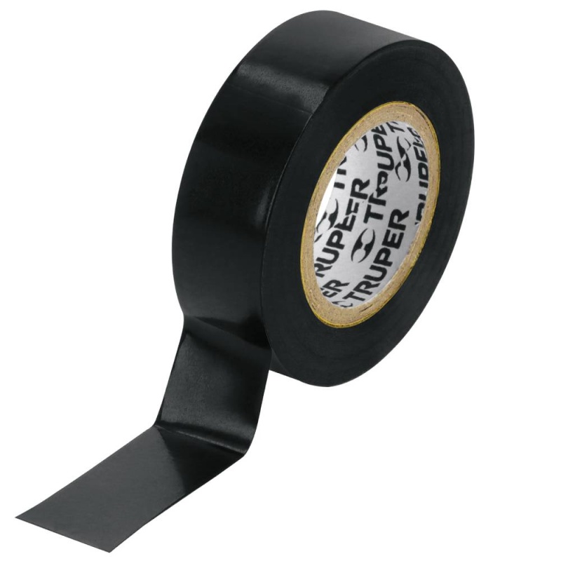 Cinta Aislante Negra 19mm x 9m Truper 12501