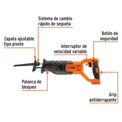 Sierra Sable 20mm 20V Baretool Truper 103259