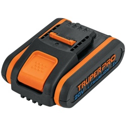 Taladro Percutor 1/2" 20V 103248 + Bateria 2,0 Ah 103240 + Cargador 12336 Truper CO-103248