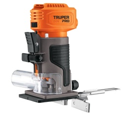 Ruteadora 1/4" 20V 30000Rpm 103262 + Bateria Ion Litio 20V 4,0Ah 103009 + Cargador 12336 Truper CO-103262